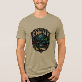 Den verkliga fienden är du Trader Psykologi Skalle T Shirt