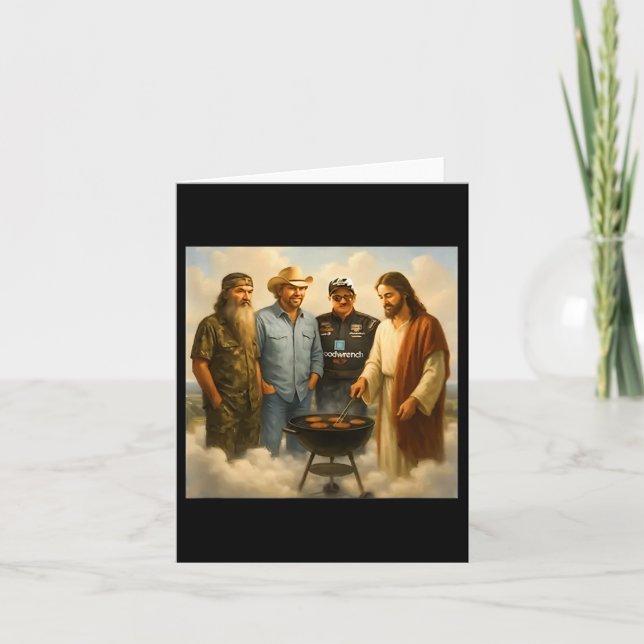 Den verkliga gang träffades i Heaven Phil Funny Me Kort (Framsida)