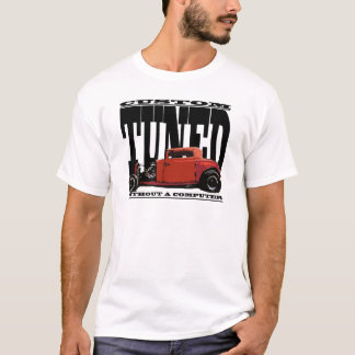 Den verkliga hot rods trimmas inte med datorer t-shirt