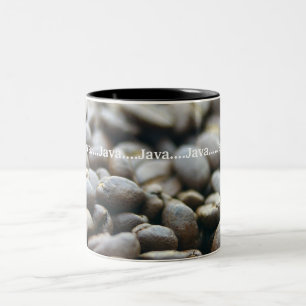 Den verkliga kaffemuggen Två-Tonad mugg