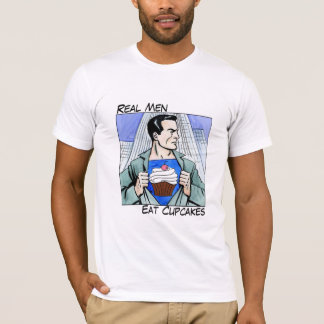 Den verkliga manar äter muffins t-shirt