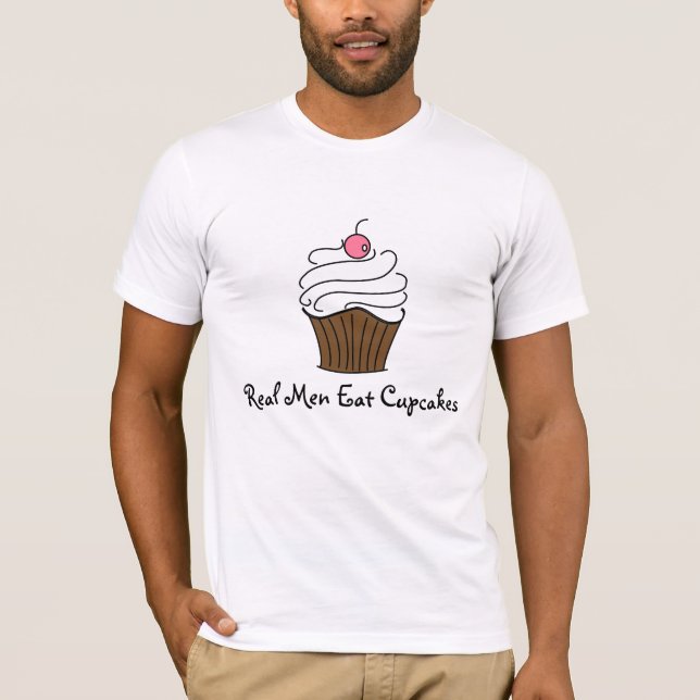 Den verkliga manar äter muffins tröja (Framsida)