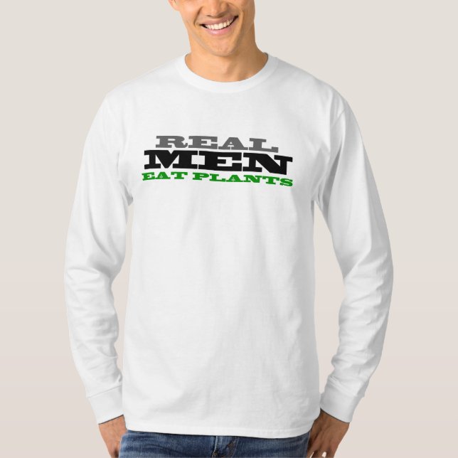 Den verkliga manar äter växttshirten tröja (Framsida)