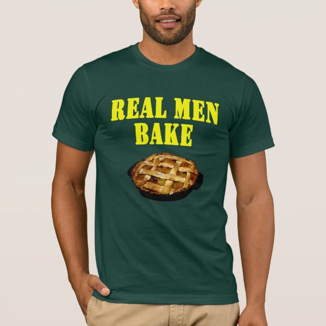 Den verkliga manar bakar tee shirt (Framsida)
