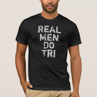 Den verkliga manar gör Tri T-shirt