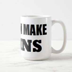 DEN VERKLIGA MANAR GÖR TWILLINGAR BABYPAPPANY KAFFEMUGG