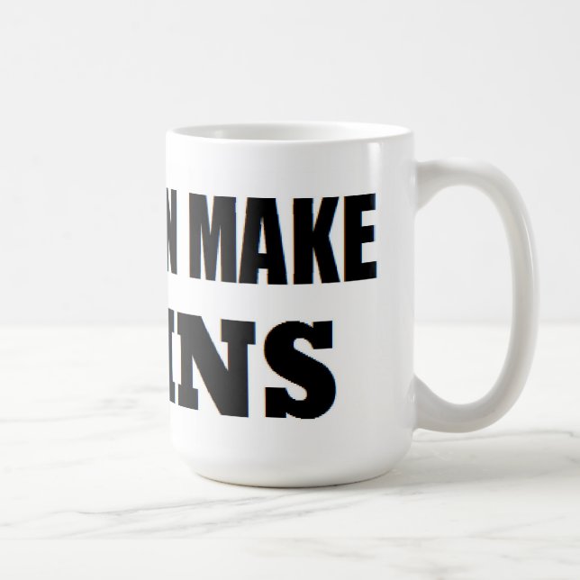 DEN VERKLIGA MANAR GÖR TWILLINGAR BABYPAPPANY KAFFEMUGG (Höger)