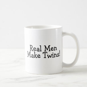 Den verkliga manar gör twillingar (svarten) kaffemugg