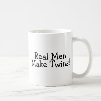 Den verkliga manar gör twillingar (svarten) kaffemugg