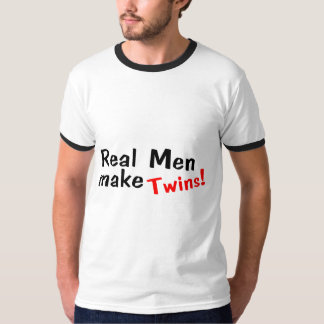 Den verkliga manar gör twillingar tee shirt