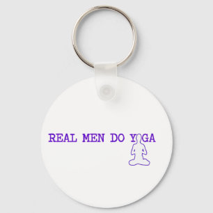 den verkliga manar gör yoga nyckelring