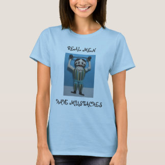 DEN VERKLIGA MANAR HAR MUSTASCHER T SHIRT