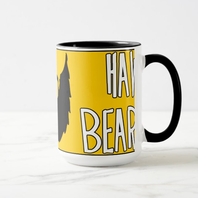 DEN VERKLIGA MANAR HAR SKÄGG MUGG (Höger)