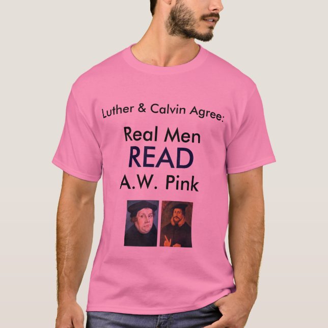 Den verkliga manar LÄSTE A.W. Rosa Tee (Framsida)