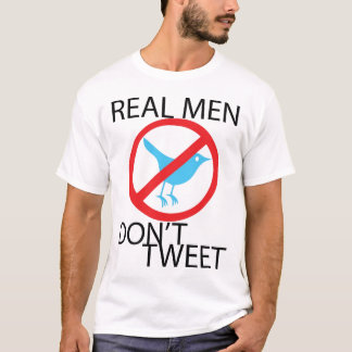 DEN VERKLIGA MANAR TWEET INTE T SHIRT