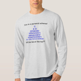 Den verkliga pyramidintrigen tee shirt