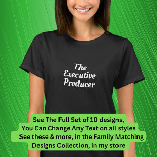 Den verkställande producenten osv. Matchning av mu T Shirt