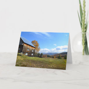 Den Vermont ladugården noterar kortet Kort