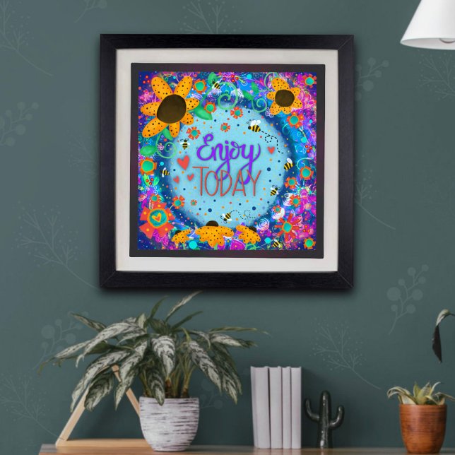 Den vettsamma Cute-inspirerande njutningen av dage Poster (Skapare uppladdad)