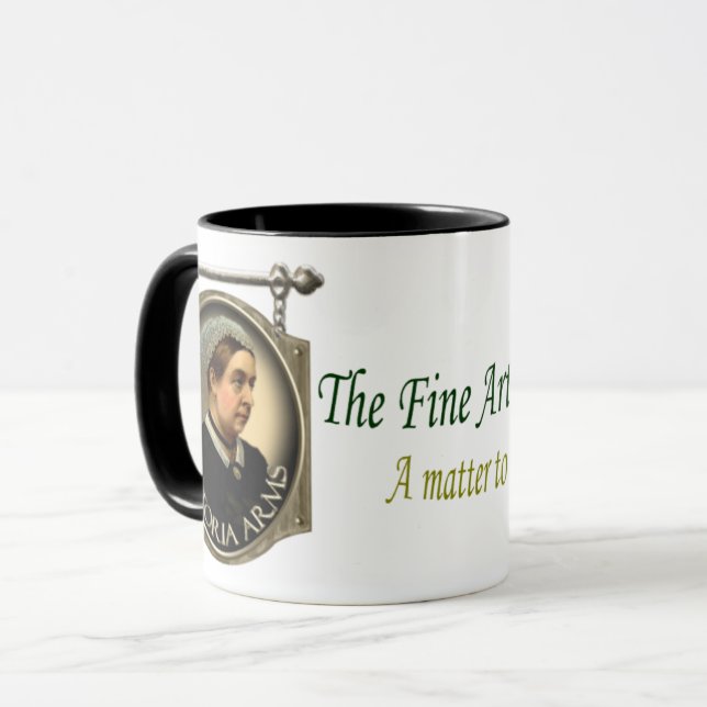 Den Victoria ärmarpuben undertecknar Mugg (Framsida vänster)