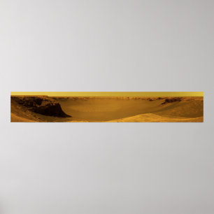 Den Victoria krater från Kap Verde på planet Poster