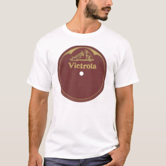Den Victrola rekordetiketten - förbigå Tee Shirt