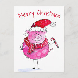 Den vidriga julen Gris Vykort