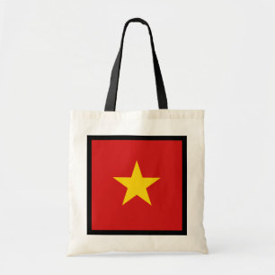 Den Vietnam flagga hänger lös Tygkasse