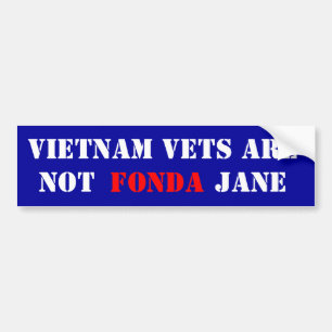 Den Vietnam veten är inte Fonda Jane Bildekal