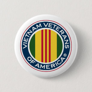 Den Vietnam veteran av Amerika knäppas Knapp