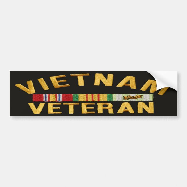 Den VIETNAM VETERAN LAPPAR bildekalet Bildekal (Framsidan)