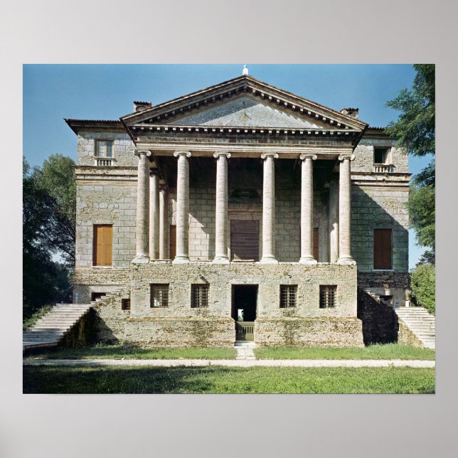 Den viktigaste fasaden, byggt 1559-60 poster (Framsidan)