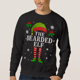 Den vildade Elf-familjen som matchar Pappa Beard C Lång Ärmad Tröja