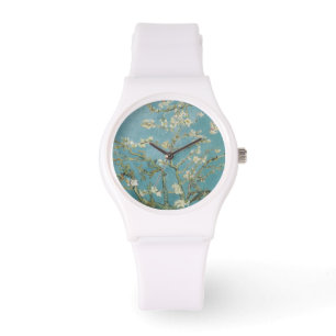 Den Vincent Van Gogh blommarblomman förgrena sig Armbandsur