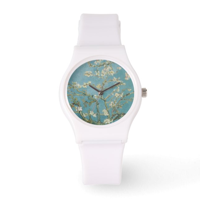 Den Vincent Van Gogh blommarblomman förgrena sig Armbandsur (Framsida)