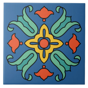 Den vintageCatalina ön belägger med tegel design Kakelplatta