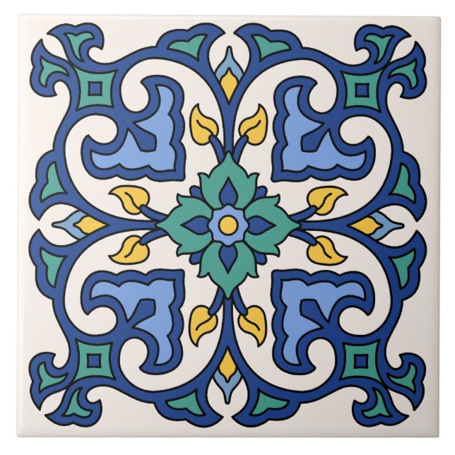 Den vintageCatalina ön belägger med tegel design Kakelplatta (Framsidan)