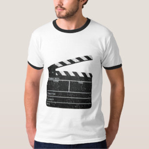 Den vintageClapperboard filmskaparen kritiserar T-shirt