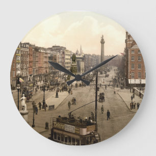 Den vintageDublin väggen tar tid på Stor Klocka