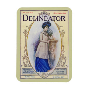 Den vintageEdwardian tidskriften täcker Magnet