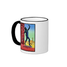 Den vintagePompeii italienare reser affischen