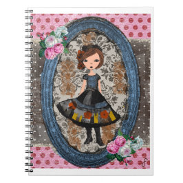 Den Violetta Pappersdockan: En Berättelse om Plomm Anteckningsbok