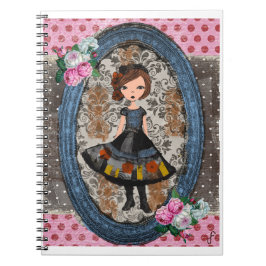 Den Violetta Pappersdockan: En Saga om Plommon & K Anteckningsbok