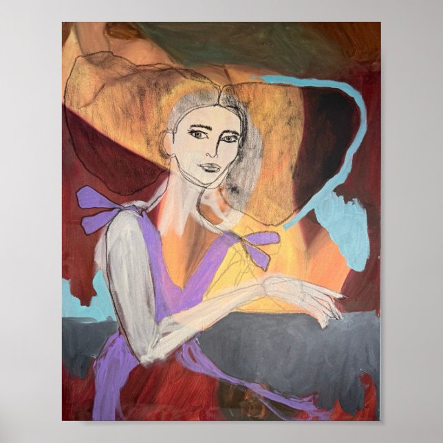 Den Violetta Slöjan Poster (Framsidan)