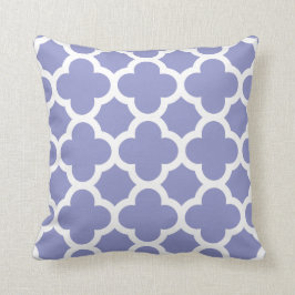 Den violetta tulpan Quatrefoil kudder Kudde