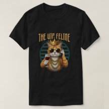 Den VIP katt – Rolig kattkunglighet T-shirt