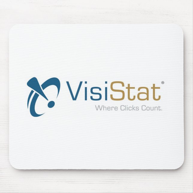 Den VisiStat logotypmusen vadderar Musmatta (Framsidan)