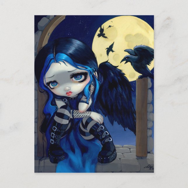 "Den viskade Ord, Lenore!" Vykort (Framsida)