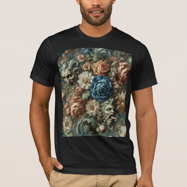 Den viskning som slipade kniven – gotisk konst t shirt (Framsida)