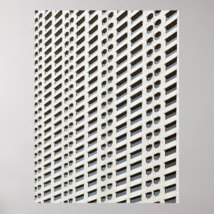 Den vita arkitekturplanen tapet poster